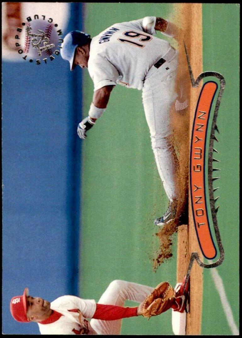 Tony Gwynn #301 1996 Stadium Club Baseball