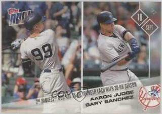 Aaron Judge, Gary Sanchez