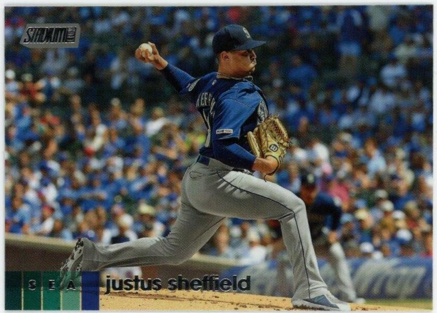 Justus Sheffield #4 Baseball Cards 2020 Stadium Club