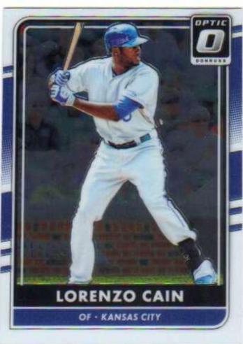 Lorenzo Cain #77 2016 Panini Donruss Optic Baseball