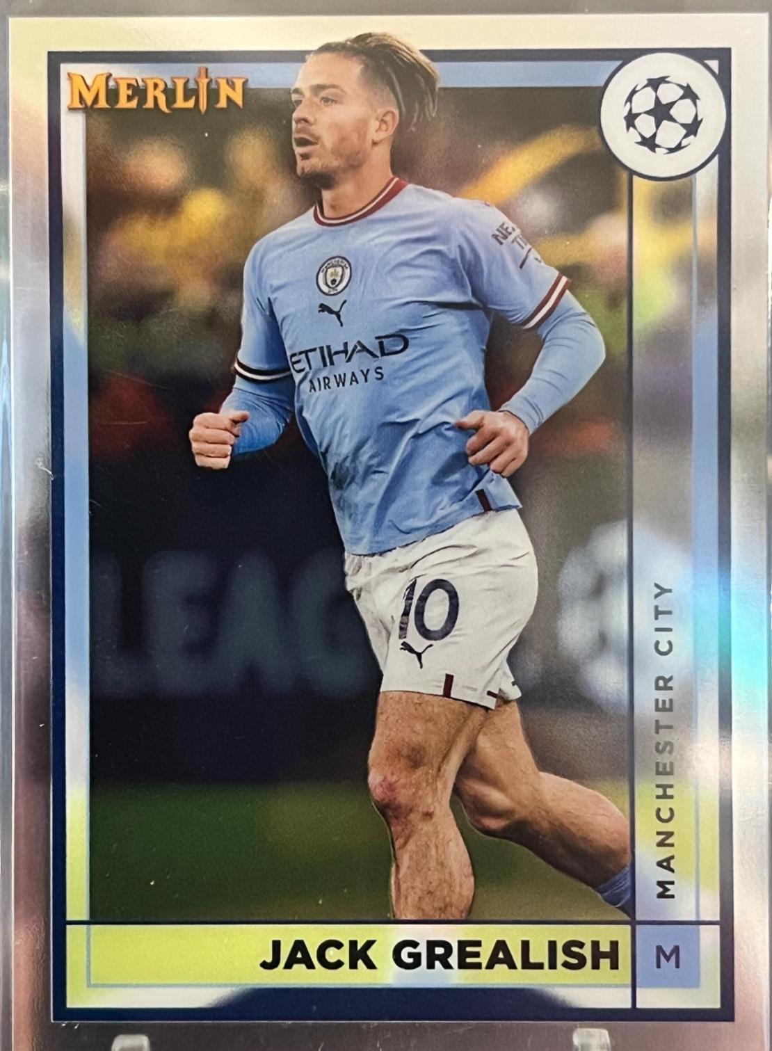 Jack Grealish #95 2022 Topps Merlin Chrome UEFA Club Competitions