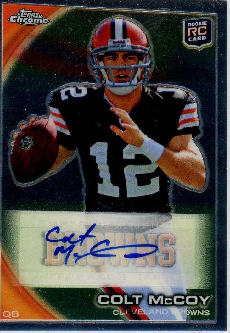 Colt McCoy [Wearing A Helmet Autograph] #C70