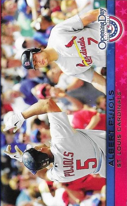 Albert Pujols #SC-13 Baseball Cards 2011 Topps Opening Day Superstar Celebrations