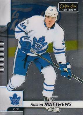 Auston Matthews #25 2017-18 O-Pee-Chee Platinum Hockey