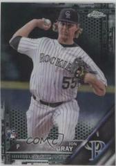 Jon Gray [Black Refractor] #8 Baseball Cards 2016 Topps Chrome Prices
