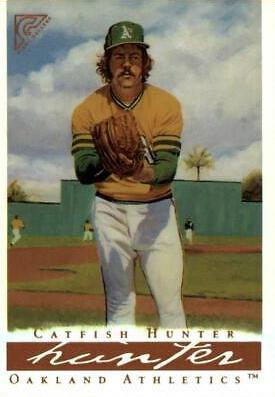 Catfish Hunter #11 Baseball Cards 2003 Topps Gallery HOF