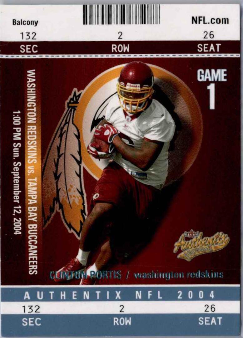 Clinton Portis [Balcony Blue] #27