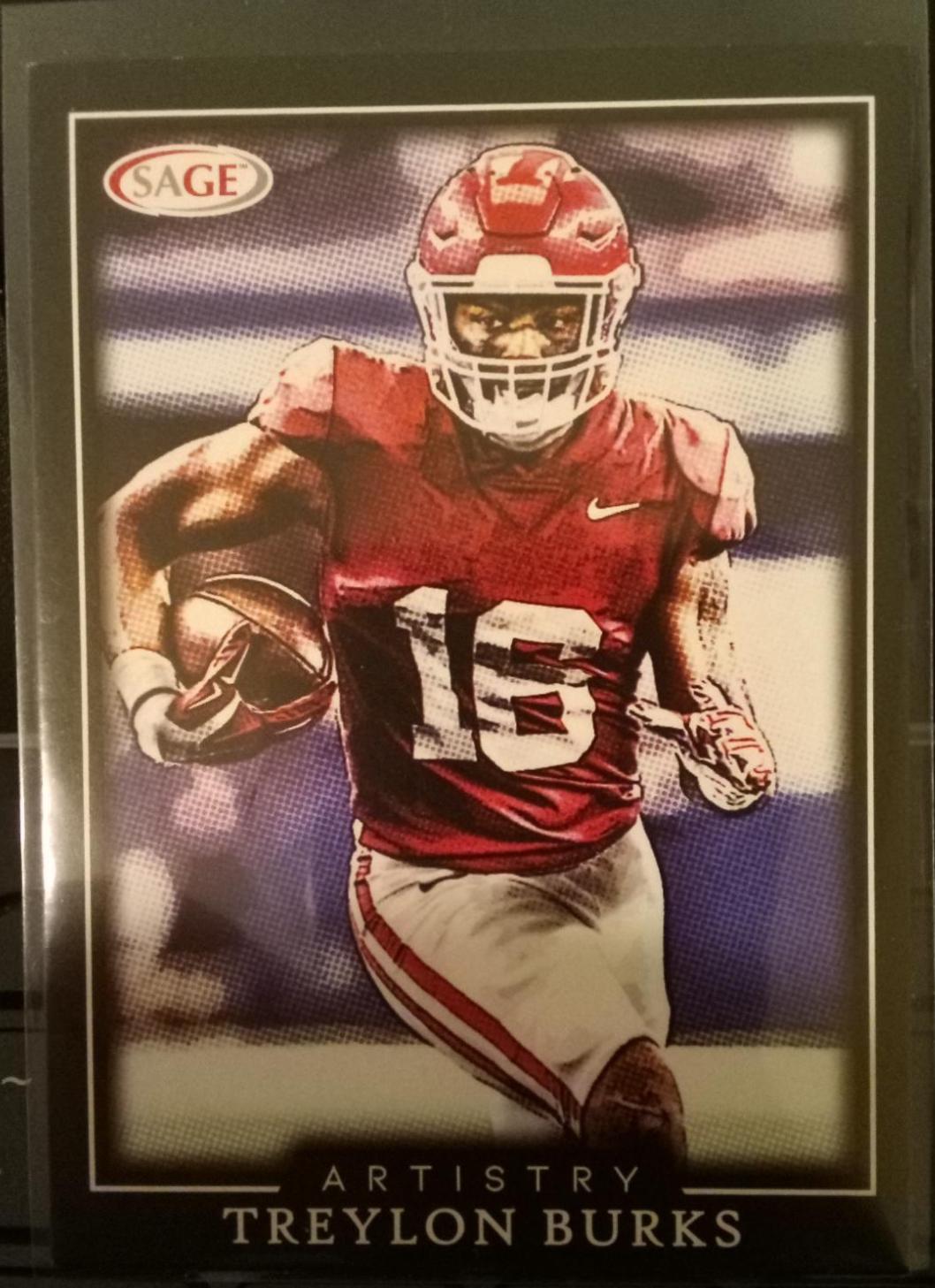 Treylon Burks #86 2022 Sage Artistry Football