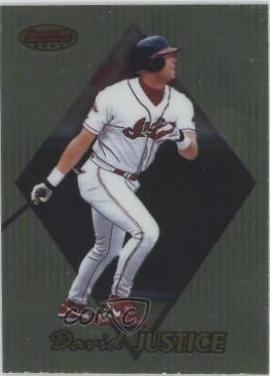 David Justice #3 Baseball Cards 1999 Bowman's Best