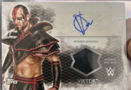 Viktor #UAR-VI Wrestling Cards 2015 Topps WWE Undisputed Autograph Relics
