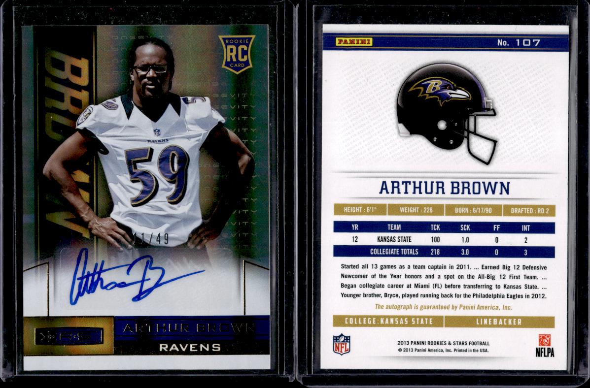 Arthur Brown [Autograph Longevity Gold] #107