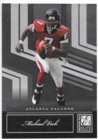 Michael Vick #5 Football Cards 2007 Panini Donruss Elite
