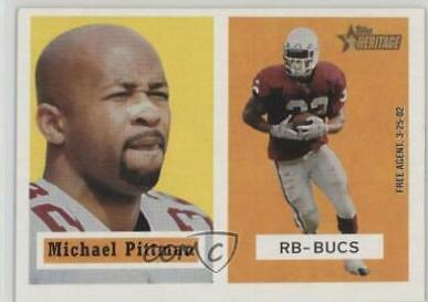 Michael Pittman #14 Football Cards 2002 Topps Heritage