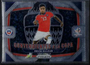 Erick Pulgar #5 Soccer Cards 2024 Panini Prizm Copa America Contendientes a la Copa