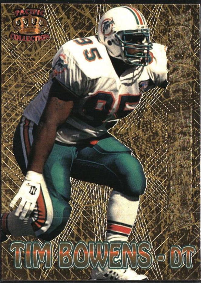 Tim Bowens #9 Football Cards 1995 Pacific Young Warriors