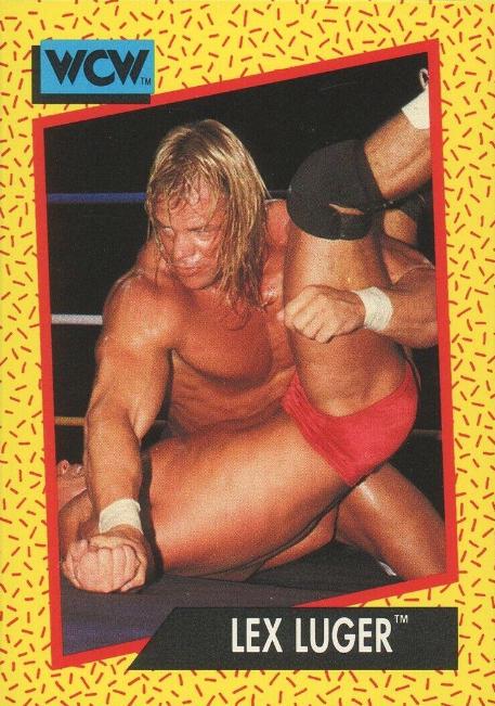 Lex Luger #18 Wrestling Cards 1991 Impel WCW