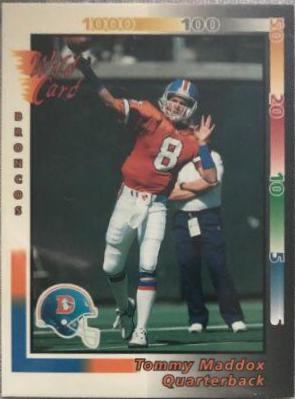 Tommy Maddox #354 Football Cards 1992 Wild Card