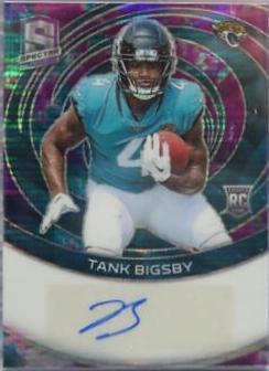 Tank Bigsby #8 Football Cards 2023 Panini Spectra Rookie Autograph Celestial