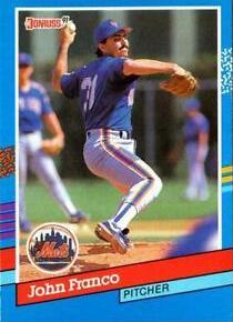 John Franco #322 Baseball Cards 1991 Donruss