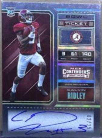Calvin Ridley #110 2018 Panini Contenders Draft Picks Football