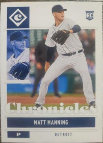 Matt Manning #7 Baseball Cards 2022 Panini Chronicles