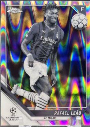 Rafael Leao #37 2021 Topps Chrome UEFA Champions League