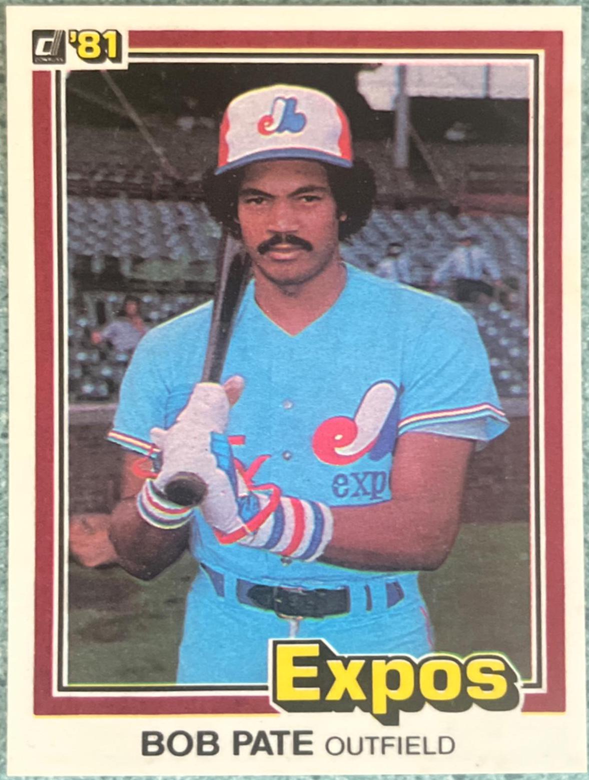 Bob Pate #545 Baseball Cards 1981 Donruss