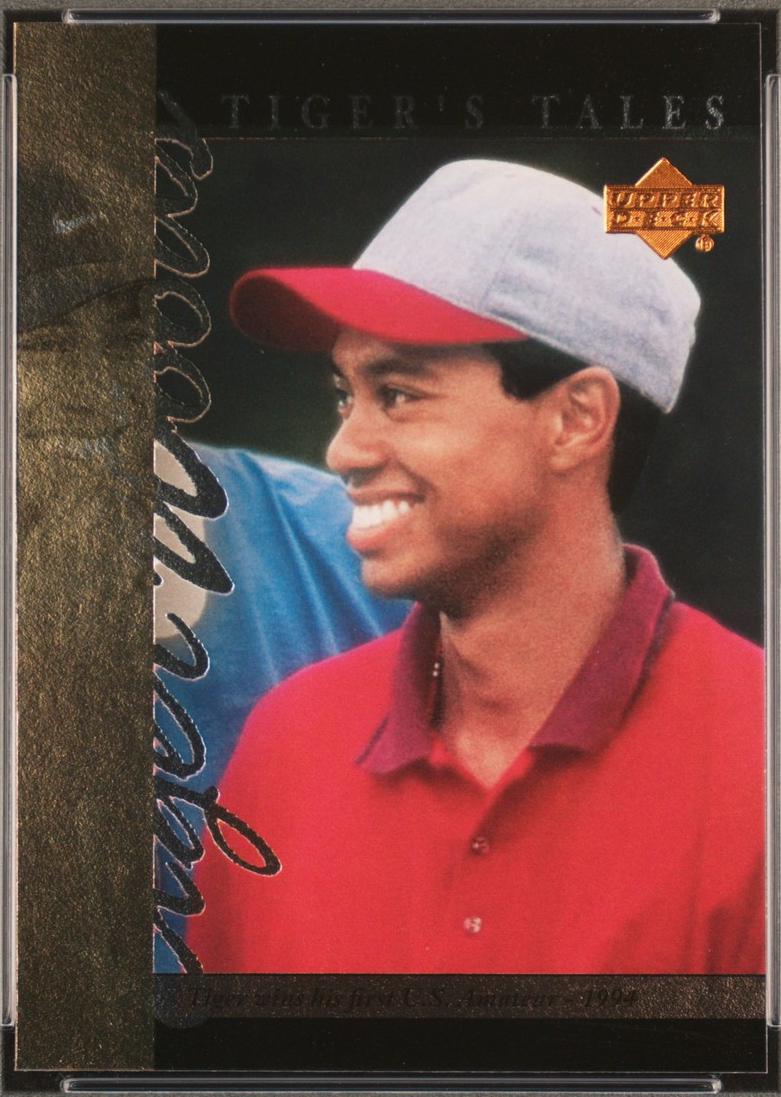 Tiger Woods #TT9 Golf Cards 2001 Upper Deck Tiger's Tales