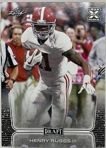 Henry Ruggs III #5 Football Cards 2020 Leaf Draft