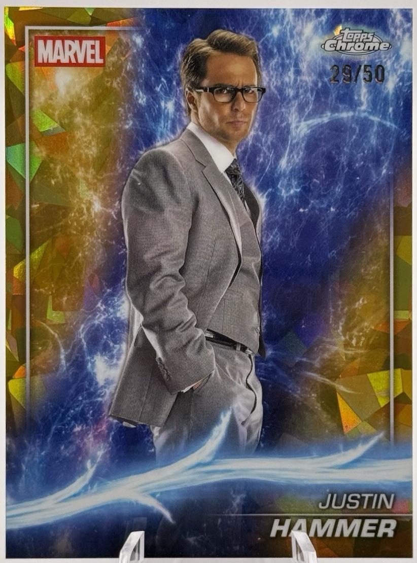 Justin Hammer [Gold Refractor] #6