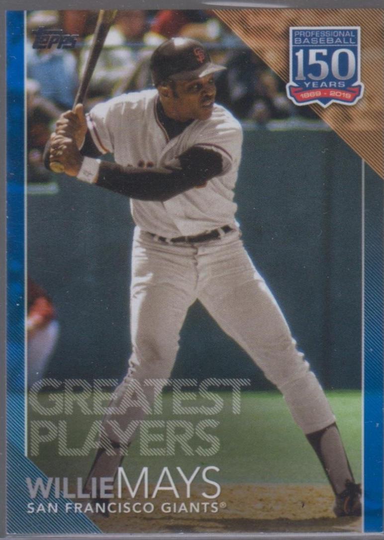 Willie Mays [Blue] #150-2