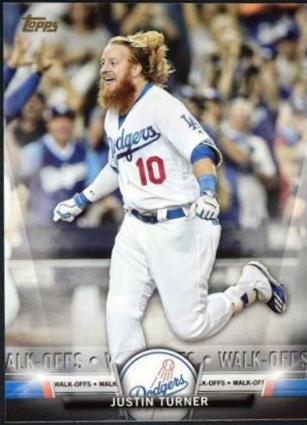 Justin Turner #S-100 Baseball Cards 2018 Topps Salute