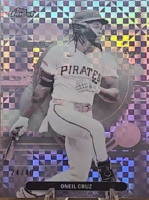 Oneil Cruz [Pearl Checkerboard Refractor] #143