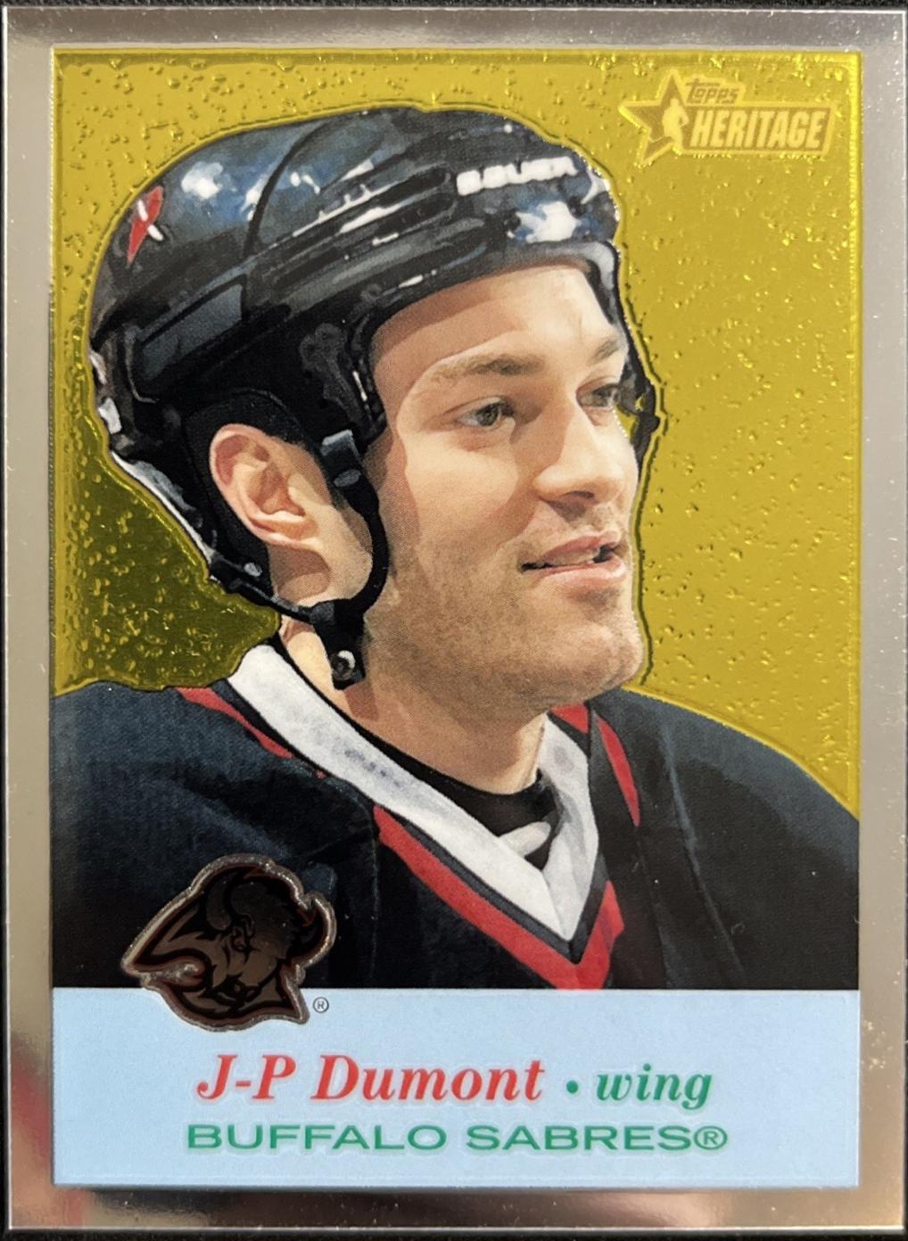 J.P. Dumont #61 2001 Topps Heritage Hockey