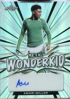 Amari Miller #WK-AM1 Soccer Cards 2022 Leaf Metal Wonderkid Autographs