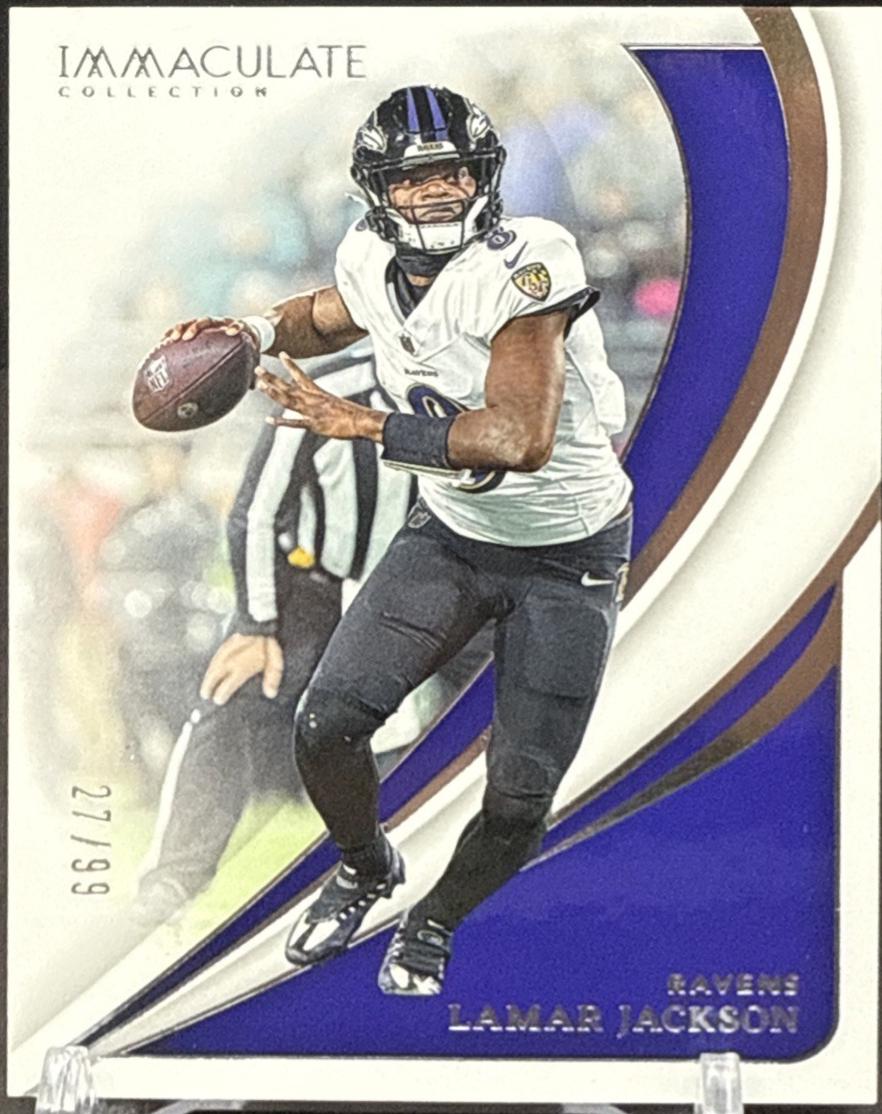 Lamar Jackson #33 2024 Panini Immaculate Football