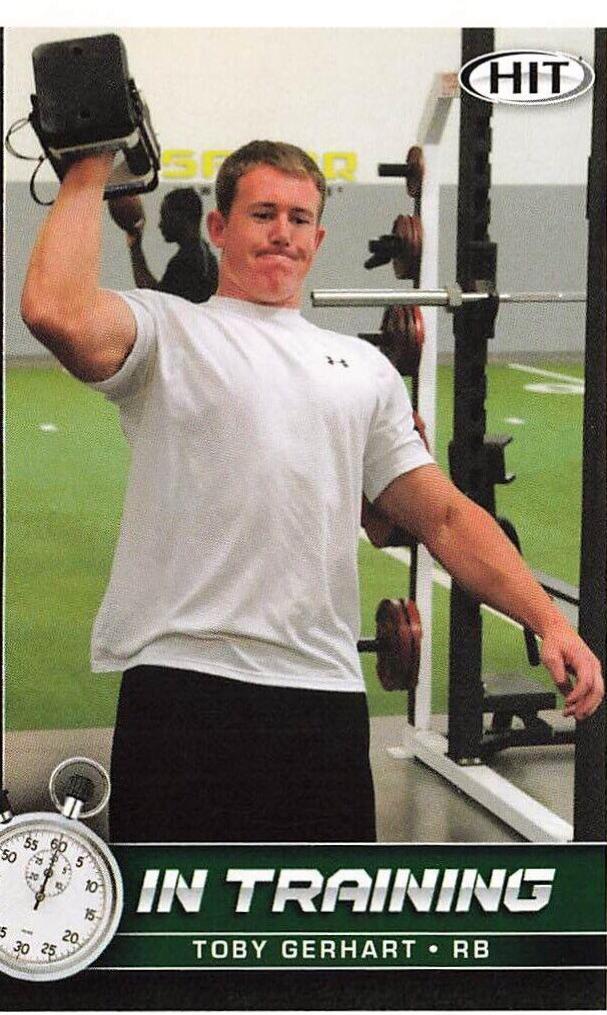 Toby Gerhart #75 2010 Sage Hit Football