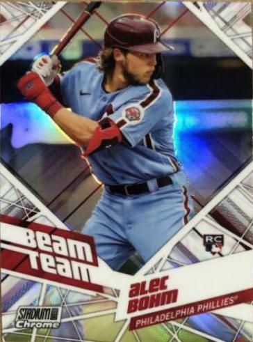 Alec Bohm #BTC-18 Baseball Cards 2021 Stadium Club Chrome Beam Team