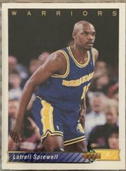 Latrell Sprewell #386 Basketball Cards 1992 Upper Deck