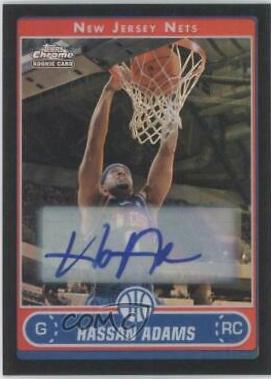 Hassan Adams [Black Refractor Autograph] #203