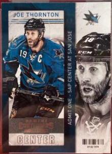 Joe Thornton #8 Hockey Cards 2013 Panini Contenders