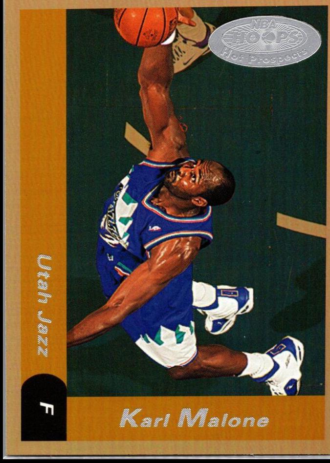 Karl Malone #72 Basketball Cards 2000 Hoops Hot Prospects