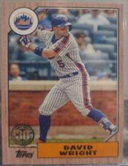 David Wright [Red] #87-13 Baseball Cards 2017 Topps 1987 Prices