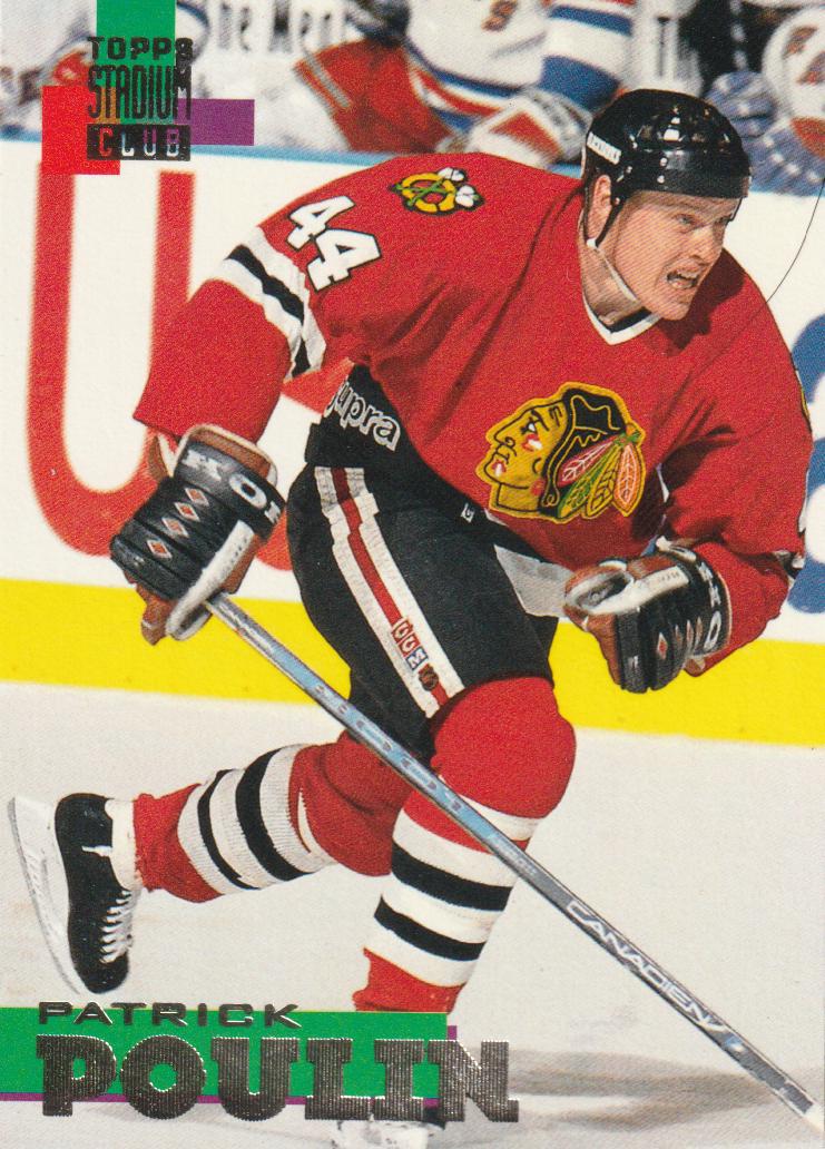 Patrick Poulin #13 Hockey Cards 1994 Stadium Club