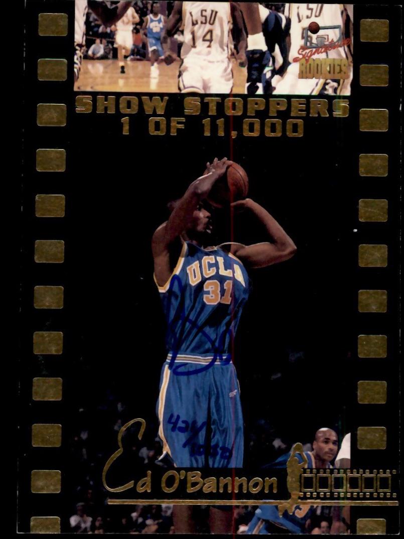 Ed O'Bannon #E4 1995 Signature Rookies Show Stoppers Basketball