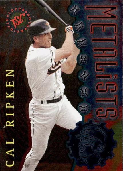Cal Ripken Jr #M7 Baseball Cards 1996 Stadium Club Metalists
