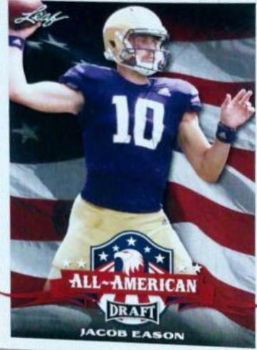 Jacob Eason #72 2020 Leaf Draft Football