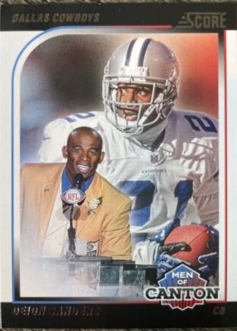 Deion Sanders #5 Football Cards 2024 Panini Score Men of Canton