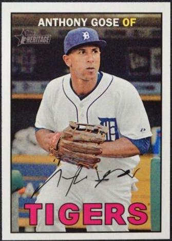 Anthony Gose #29 Baseball Cards 2016 Topps Heritage