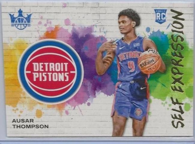 Ausar Thompson #22 Basketball Cards 2023 Panini Court Kings Self Expression